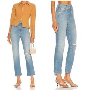 Mother High Waisted Rider Ankle in Kiss And Make Up Again